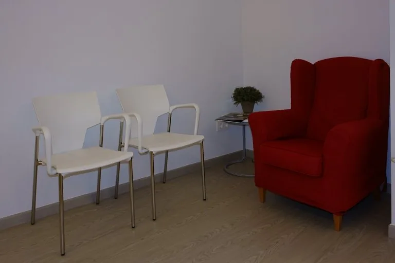 Sala de espera de la consulta