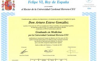Título de Graduado en Medicina